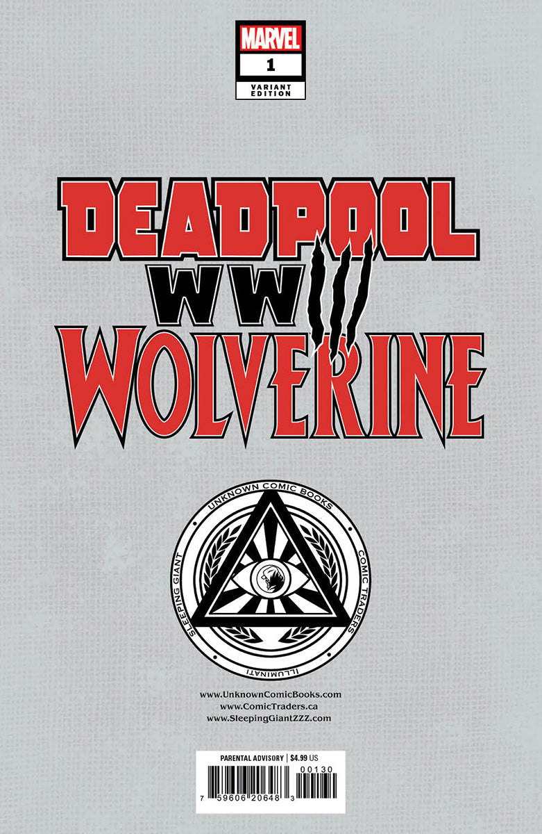 Deadpool & Wolverine: Wwiii #1 Unknown Comics Tyler Kirkham Exclusive Virgin Var (05/01/2024) - MEGA POP COMICS 