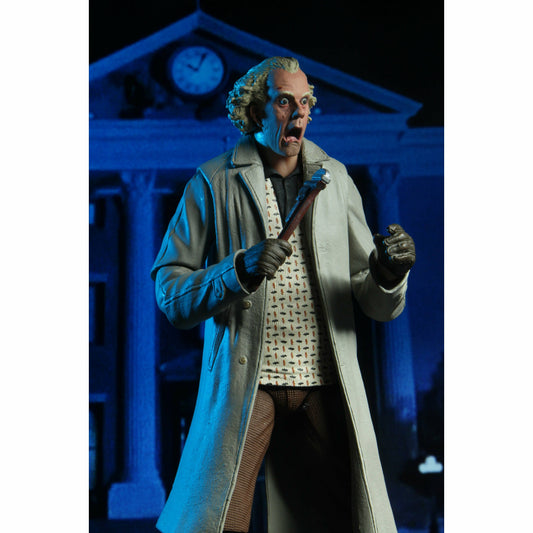 NECA Back to the Future 7" Scale Action Figure - Ultimate Doc Brown (1955) - MEGA POP COMICS 