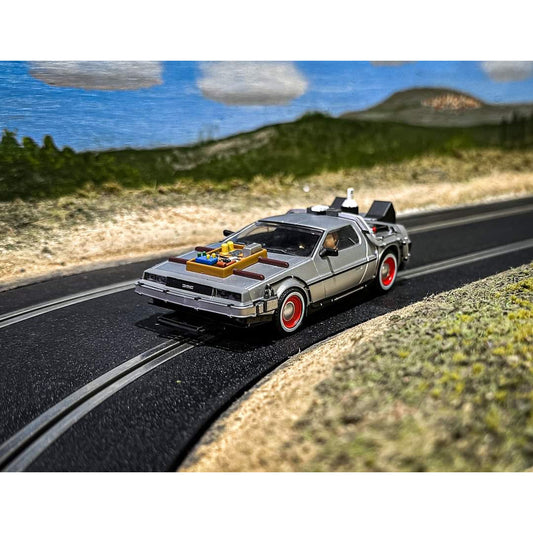 Scalextric Back to the Future Part III 1:32 scale DeLorean Slot Car - MEGA POP COMICS 