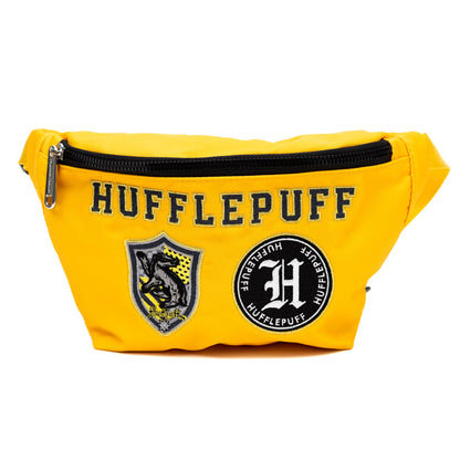 Fanny Pack - Harry Potter HUFFLEPUFF Patches Embroidered Yellow - MEGA POP COMICS 