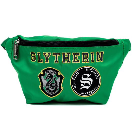 Fanny Pack - Harry Potter SLYTHERIN Patches Embroidered Green - MEGA POP COMICS 