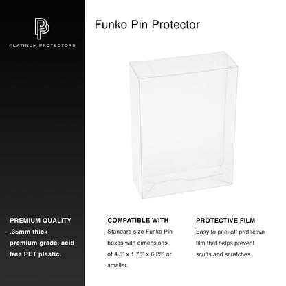 Platinum Protectors for Funko Pop! Enamel Pin - MEGA POP COMICS 