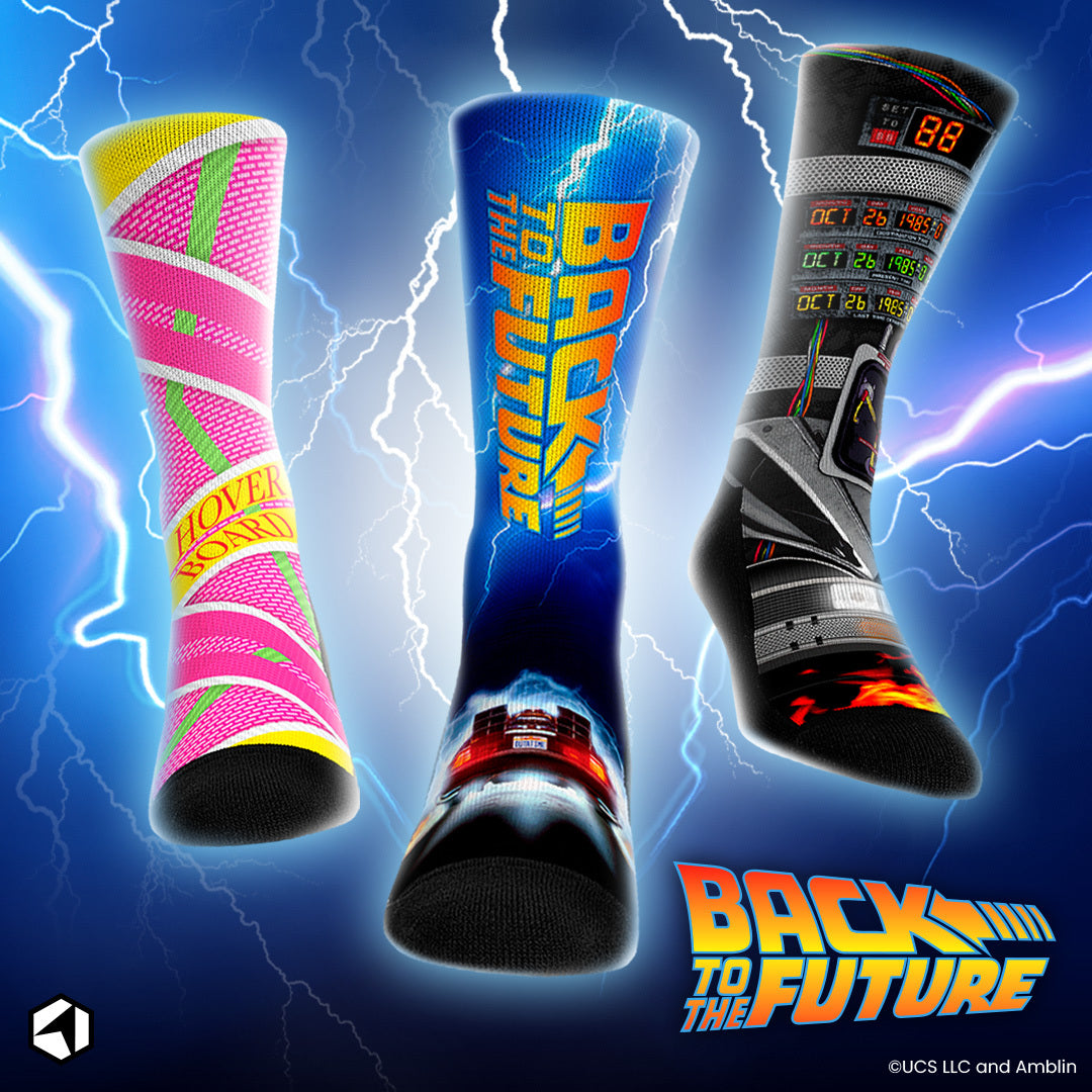 Back to the Future "Hoverboard" Unisex Socks - MEGA POP COMICS 