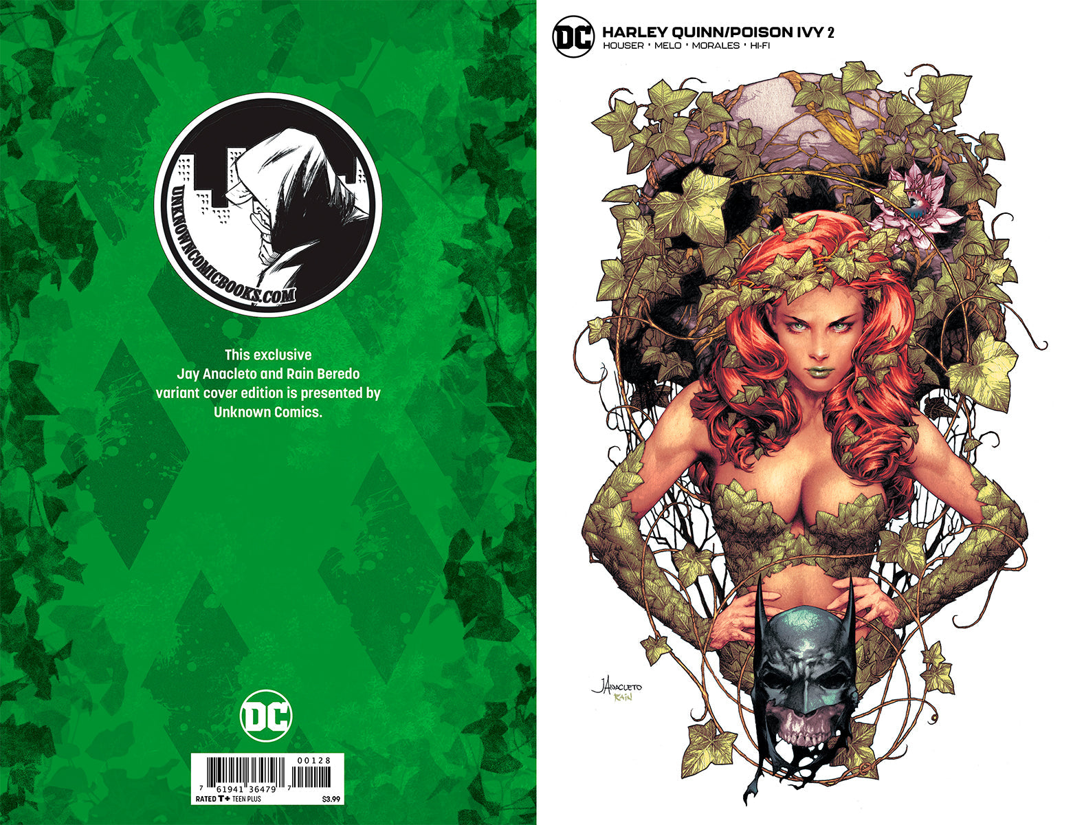 HARLEY QUINN & POISON IVY #2 (OF 6) UNKNOWN COMICS JAY ANACLETO MINIMAL (10/09/2019) - MEGA POP COMICS 