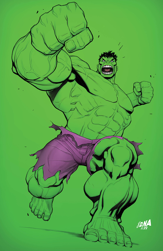 Hulk #11 Unknown Comics David Nakayama Exclusive Virgin Color Bleed Var (01/18/2023) - MEGA POP COMICS 