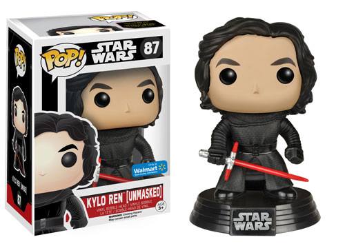 Funko Star Wars: The Force Awakens Pop! Unmasked Kylo Ren 87 Vinyl Bobble-Head - MEGA POP COMICS 