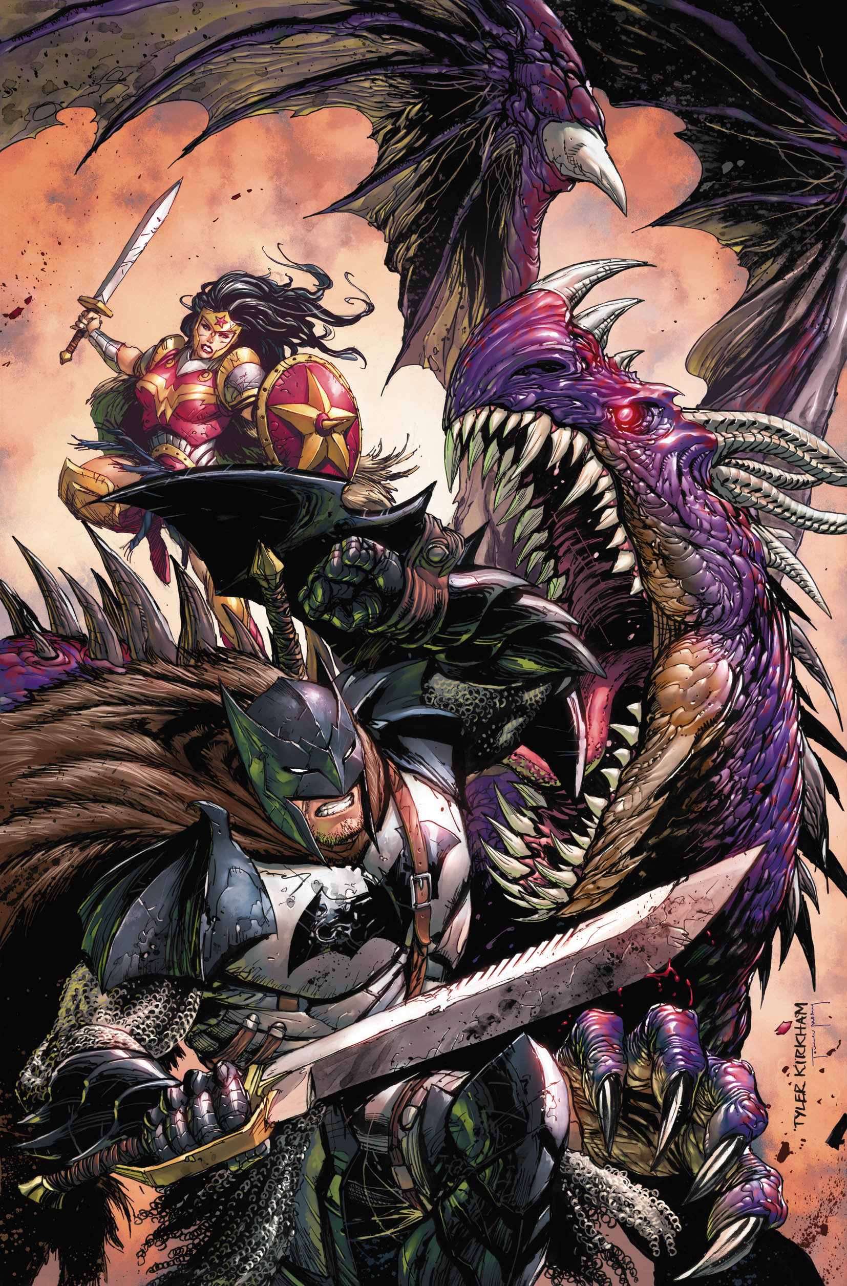 DARK NIGHTS METAL #1 (OF 6) UNKNOWN COMIC BOOKS EXCLUSIVE TYLER KIRKHAM CVR B 8/16/2017 - MEGA POP COMICS 