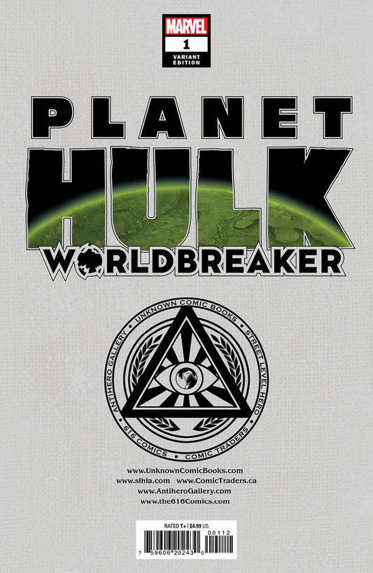 Planet Hulk: Worldbreaker #1 Unknown Comics Mico Suayan Exclusive Var (11/30/2022) - MEGA POP COMICS 