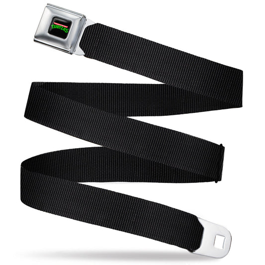 Classic TMNT Logo Full Color Seatbelt Belt - Black Webbing - MEGA POP COMICS 