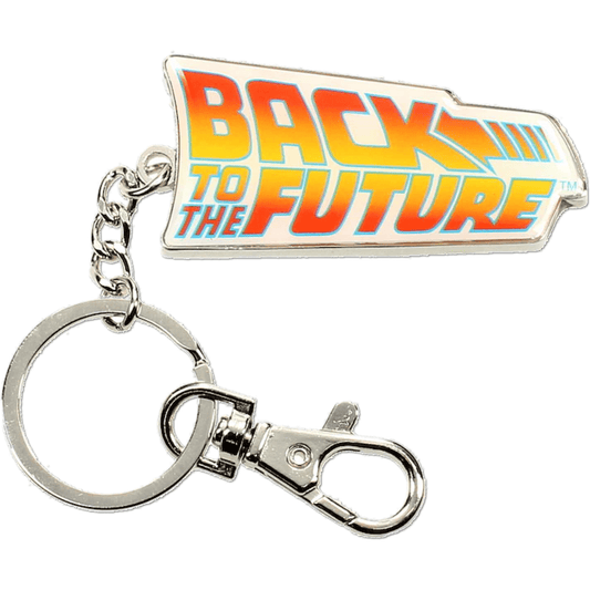 Back to the Future Movie Logo Metal Key Ring - MEGA POP COMICS 