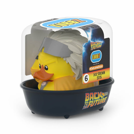 Back to the Future Part II Doc Brown TUBBZ Cosplaying Duck Collectible - MEGA POP COMICS 