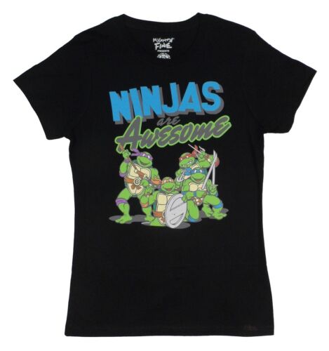 Teenage Mutant Ninja Turtles Ninjas Are Awesome TMNT Junior T-Shirt - MEGA POP COMICS 