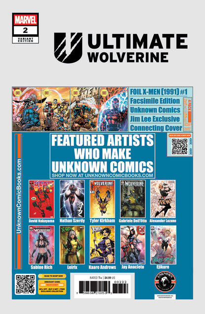 Ultimate Wolverine #2 Unknown Comics Exclusive Ivan Tao Var (02/19/2025) - MEGA POP COMICS 