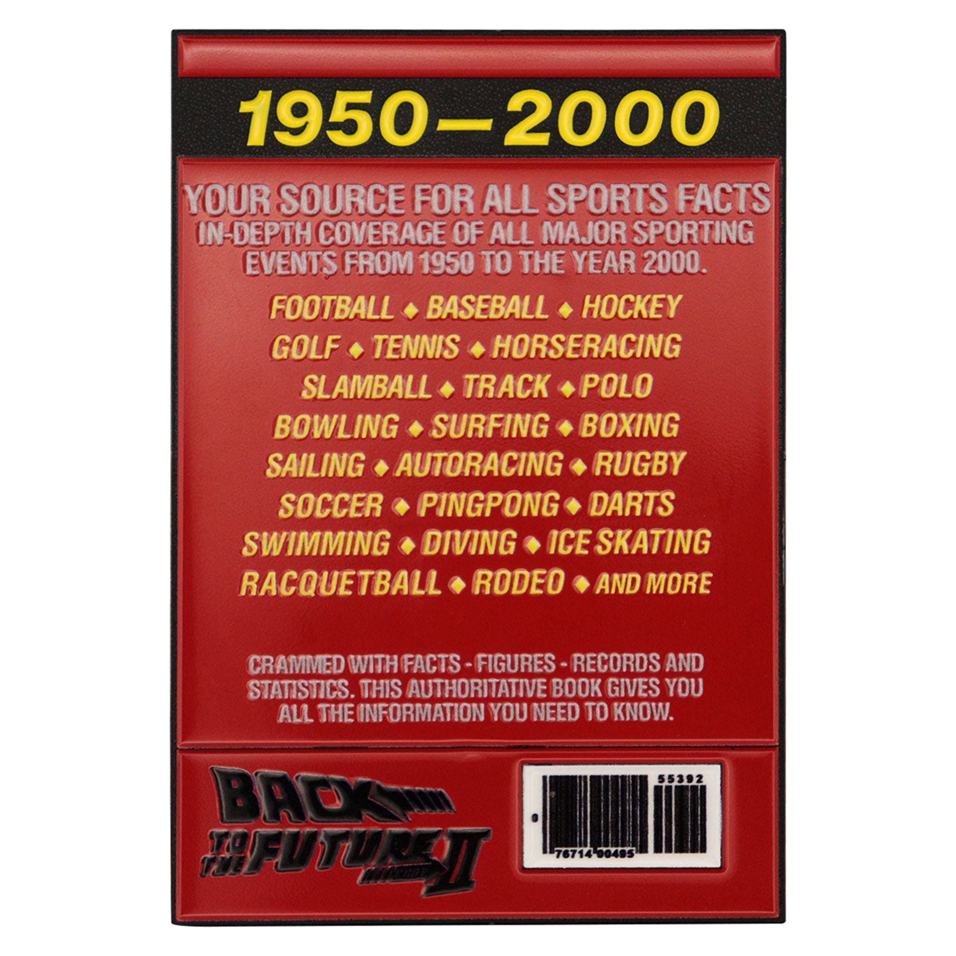Back to the Future Part II Limited Edition Sports Almanac Ingot - MEGA POP COMICS 