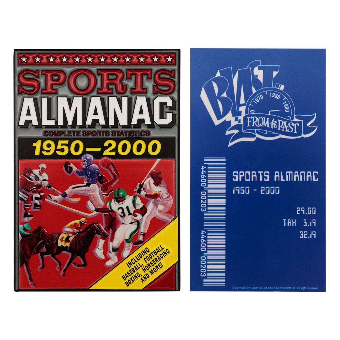 Back to the Future Part II Limited Edition Sports Almanac Ingot - MEGA POP COMICS 