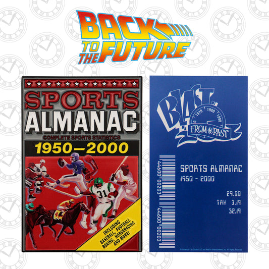 Back to the Future Part II Limited Edition Sports Almanac Ingot - MEGA POP COMICS 