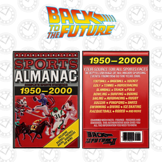 Back to the Future Part II Limited Edition Sports Almanac Ingot - MEGA POP COMICS 