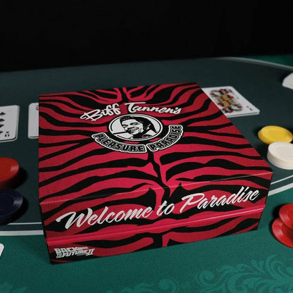 Back to the Future Part II Limited Edition Biff Tannen's Pleasure Paradise "Welcome to Paradise" Gift Box - MEGA POP COMICS 