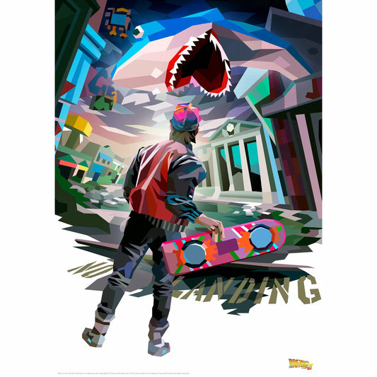 Back to the Future Part II "Fake Shark" Limited Edition Commemorative Print - MEGA POP COMICS 
