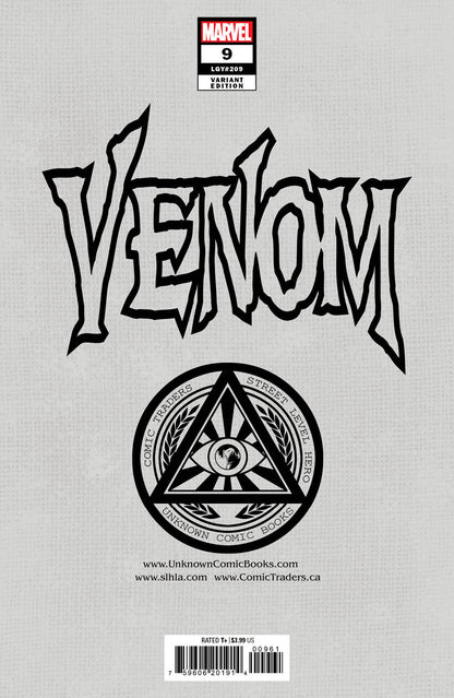 Venom #9 Unknown Comics Sabine Rich Exclusive Virgin Var (07/27/2022) - MEGA POP COMICS 