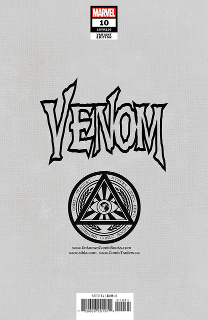 Venom #10 Unknown Comics Ivan Tao Exclusive Virgin Var (08/31/2022) (09/14/2022) - MEGA POP COMICS 