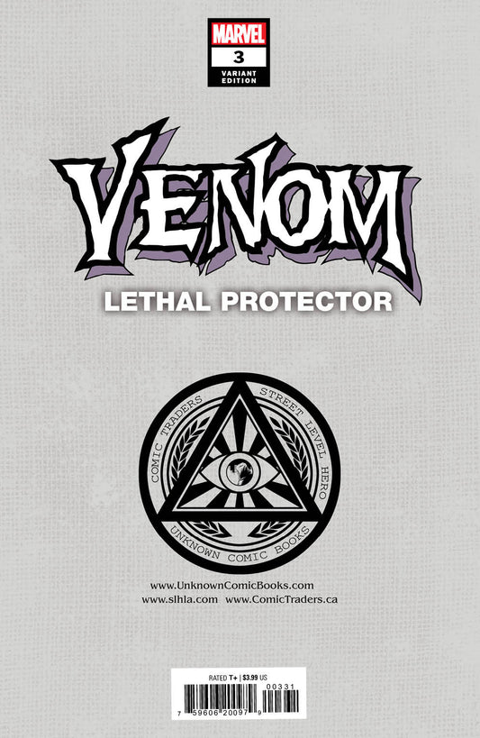 Venom: Lethal Protector #3 Unknown Comics Tyler Kirkham Exclusive Var (06/22/2022) (06/29/2022) - MEGA POP COMICS 