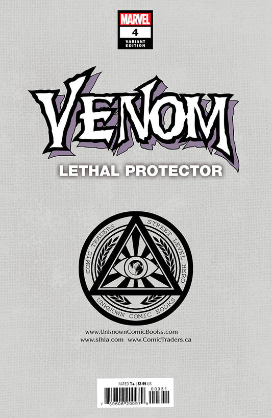 VENOM: LETHAL PROTECTOR #4 UNKNOWN COMICS TYLER KIRKHAM EXCLUSIVE VIRGIN VAR (07/20/2022) - MEGA POP COMICS 