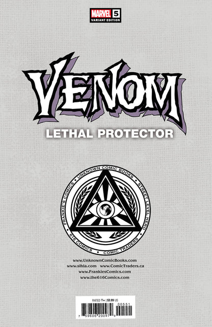VENOM: LETHAL PROTECTOR #5 UNKNOWN COMICS TYLER KIRKHAM EXCLUSIVE VIRGIN VAR (08/10/2022) - MEGA POP COMICS 