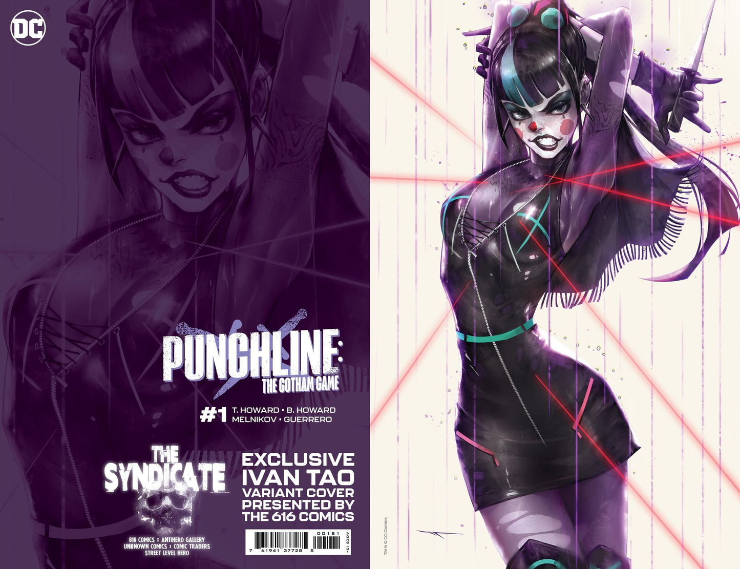 Punchline The Gotham Game #1 (Of 6) Ivan Tao Exclusive Virgin Var (11/09/2022) - MEGA POP COMICS 