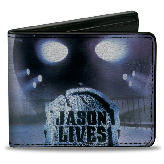 Bi-Fold Wallet - Friday the 13th PART VI KILL OR BE KILLED Movie Poster and Title Logo - MEGA POP COMICS 