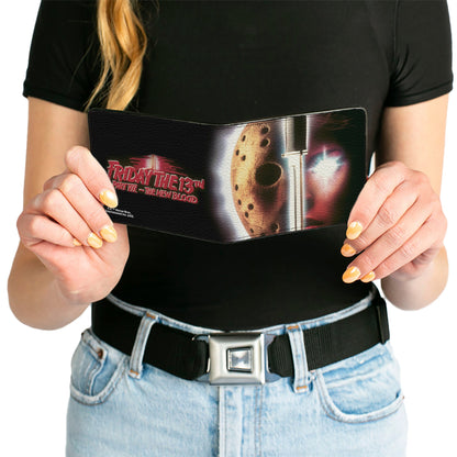 Bi-Fold Wallet - Friday the 13th PART VII THE NEW BLOOD Movie Poster and Title Logo - MEGA POP COMICS 