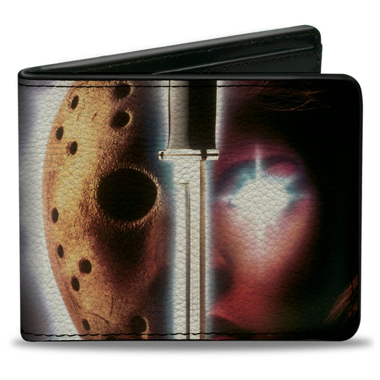 Bi-Fold Wallet - Friday the 13th PART VII THE NEW BLOOD Movie Poster and Title Logo - MEGA POP COMICS 