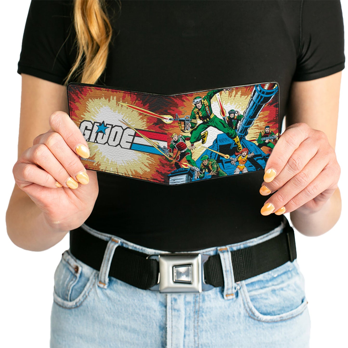 Bi-Fold Wallet - GI JOE A Real American Hero #1 Comic Cover Explosion Scene and Title Logo - MEGA POP COMICS 