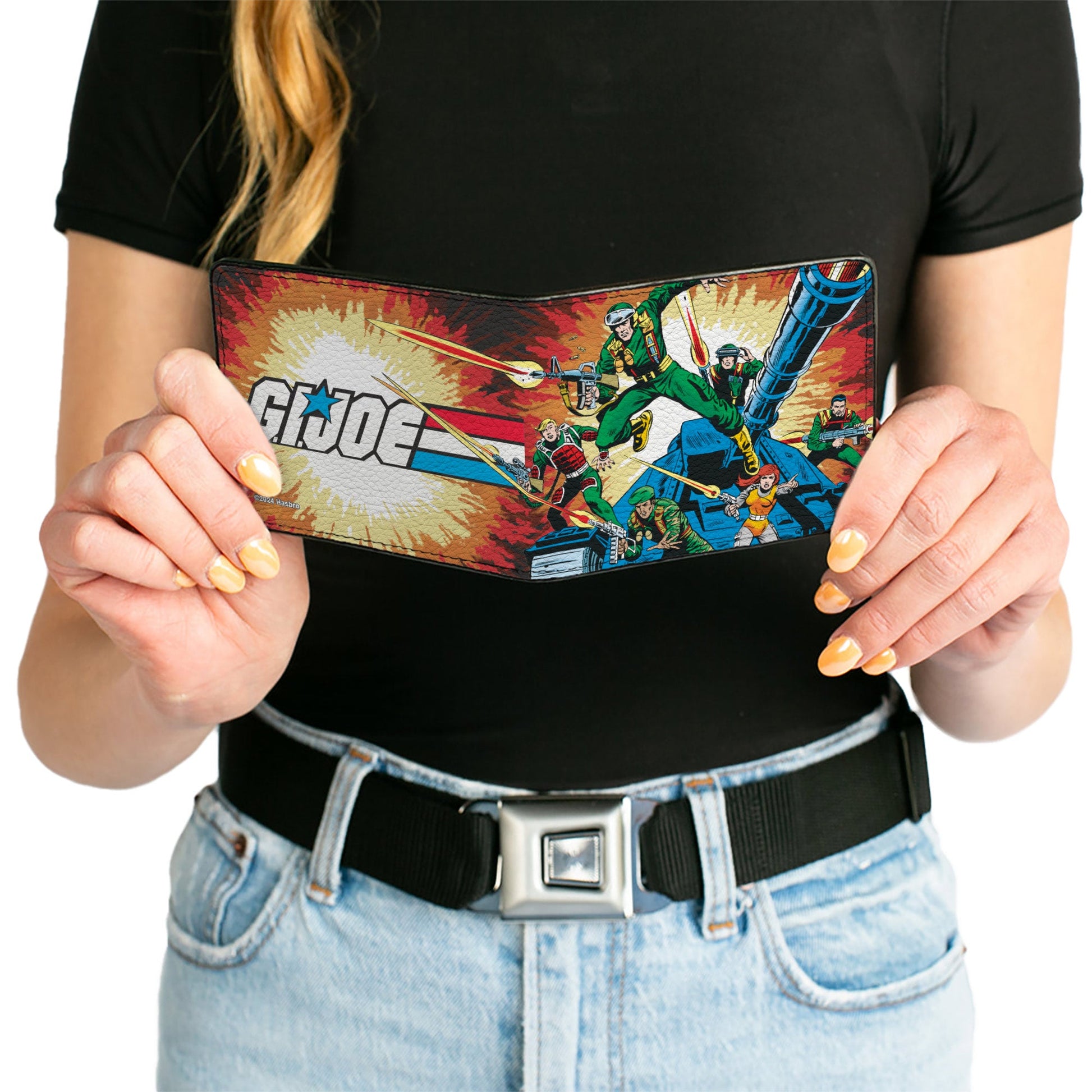 Bi-Fold Wallet - GI JOE A Real American Hero #1 Comic Cover Explosion Scene and Title Logo - MEGA POP COMICS 
