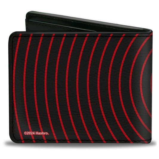 Bi-Fold Wallet - GI Joe COBRA Ripple Logo Black/Red - MEGA POP COMICS 
