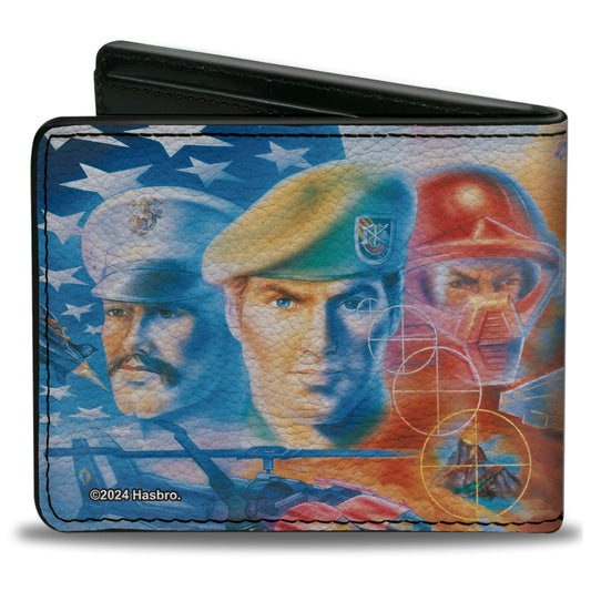 Bi-Fold Wallet - GI JOE Retro Shuttle Poster Scene - MEGA POP COMICS 