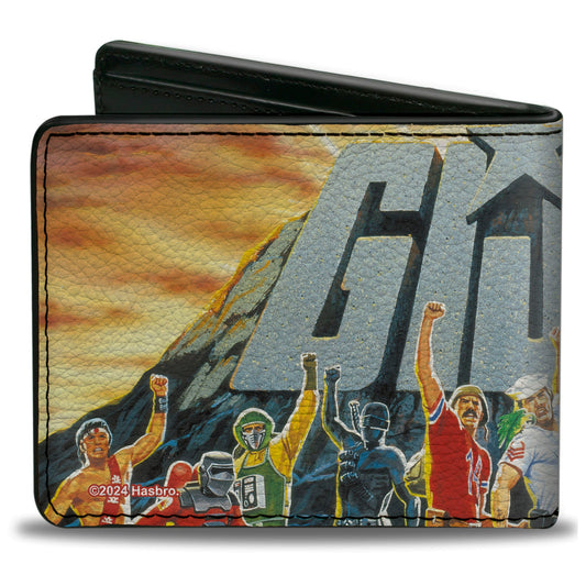 Bi-Fold Wallet - GI JOE Retro Yo Joe Stone Group Pose - MEGA POP COMICS 