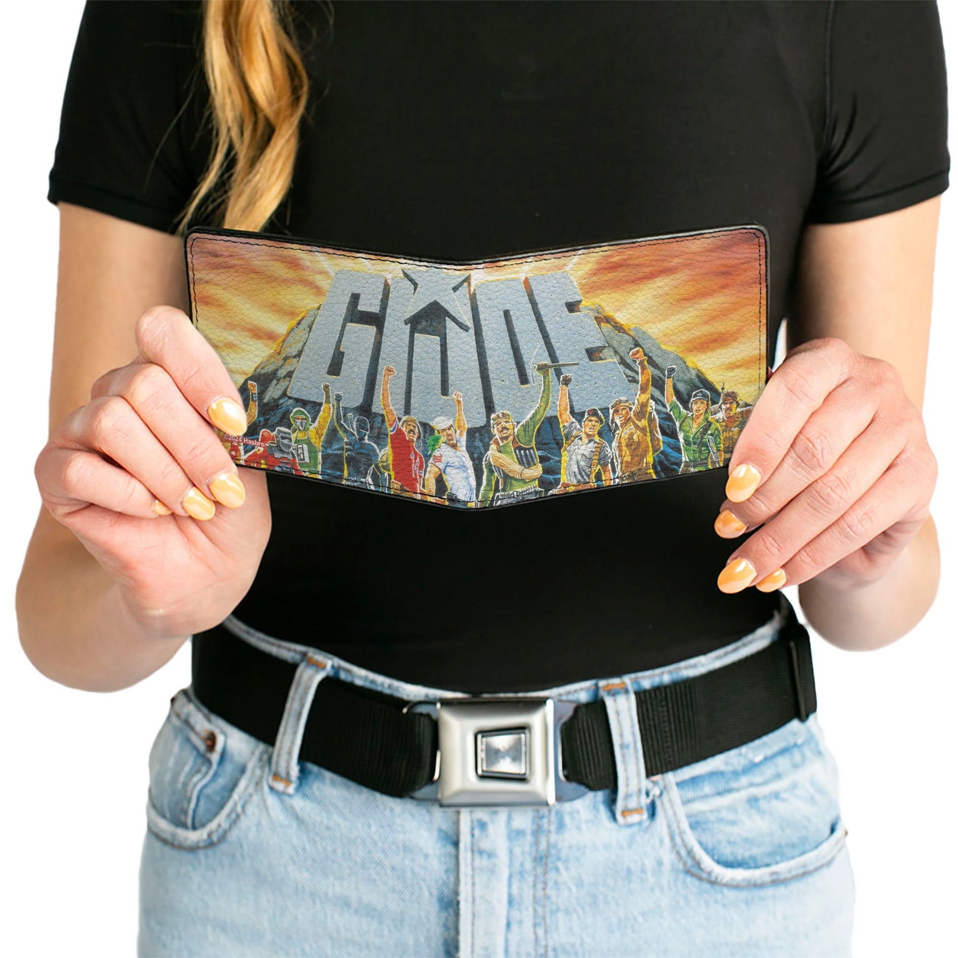 Bi-Fold Wallet - GI JOE Retro Yo Joe Stone Group Pose - MEGA POP COMICS 