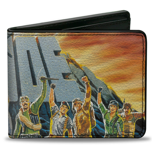 Bi-Fold Wallet - GI JOE Retro Yo Joe Stone Group Pose - MEGA POP COMICS 