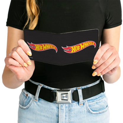 Bi-Fold Wallet - HOT WHEELS Fire Logo Black/Red/Yellow - MEGA POP COMICS 