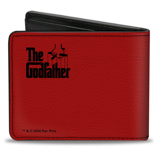 Bi-Fold Wallet - THE GODFATHER LOYALTY HONOR FAMILY Red/Black/White - MEGA POP COMICS 