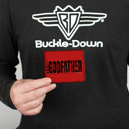 Bi-Fold Wallet - THE GODFATHER LOYALTY HONOR FAMILY Red/Black/White - MEGA POP COMICS 