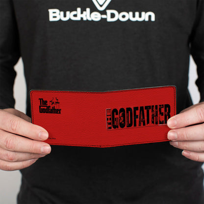 Bi-Fold Wallet - THE GODFATHER LOYALTY HONOR FAMILY Red/Black/White - MEGA POP COMICS 