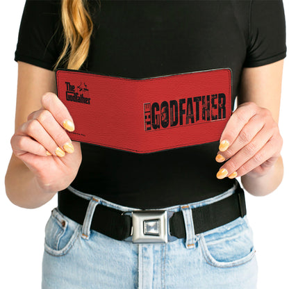 Bi-Fold Wallet - THE GODFATHER LOYALTY HONOR FAMILY Red/Black/White - MEGA POP COMICS 