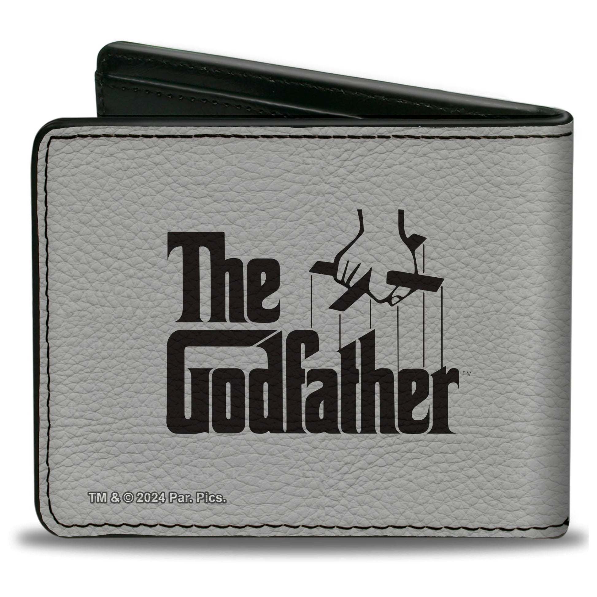 Bi-Fold Wallet - The Godfather I'LL MAKE HIM AN OFFER and Title Logo News Print White/Black/Red - MEGA POP COMICS 