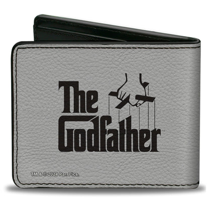 Bi-Fold Wallet - The Godfather I'LL MAKE HIM AN OFFER and Title Logo News Print White/Black/Red - MEGA POP COMICS 