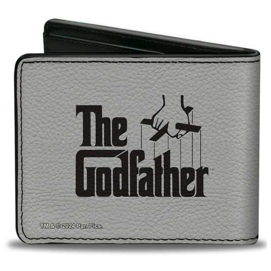 Bi-Fold Wallet - The Godfather I'LL MAKE HIM AN OFFER and Title Logo News Print White/Black/Red - MEGA POP COMICS 