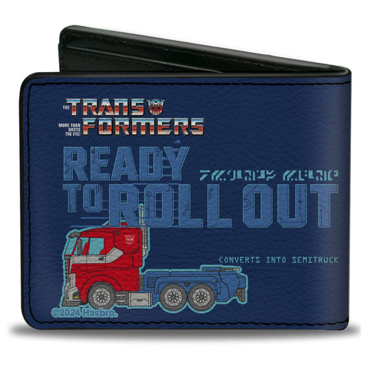 Bi-Fold Wallet - Transformers OPTIMUS PRIME AUTOBOT READY TO ROLL OUT and Semi Blues - MEGA POP COMICS 