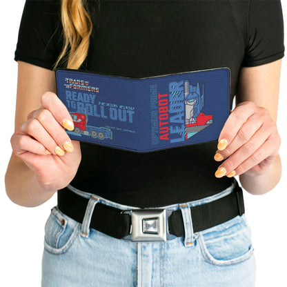 Bi-Fold Wallet - Transformers OPTIMUS PRIME AUTOBOT READY TO ROLL OUT and Semi Blues - MEGA POP COMICS 