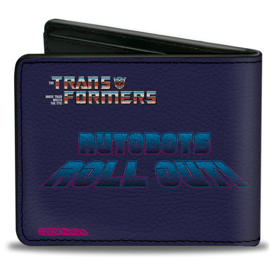 Bi-Fold Wallet - Transformers AUTOBOTS ROLL OUT Group Pose Blues - MEGA POP COMICS 